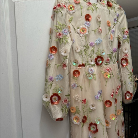 Floral Embroidered Dress - Picture 2 of 8